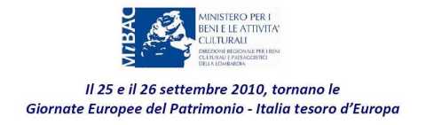 Giornate Europee del Patrimonio 2010