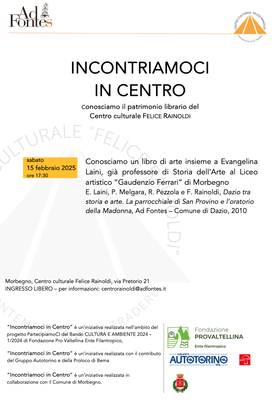 Incontriamoci al centro