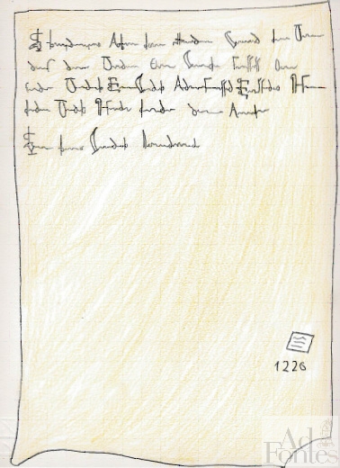 disegno di pergamena