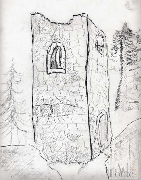 disegno della torre